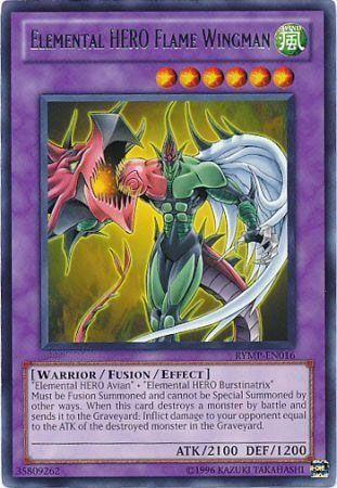 Elemental HERO Flame Wingman - RYMP-EN016 - Rare - Unlimited available at 401 Games Canada