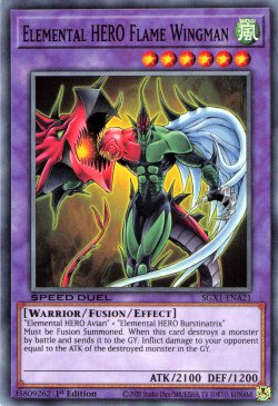 Elemental HERO Flame Wingman - SGX1-ENA21 - Common - 1st Edition available at 401 Games Canada