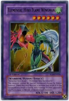 Elemental HERO Flame Wingman - TLM-EN035 - Ultra Rare - 1st Edition available at 401 Games Canada