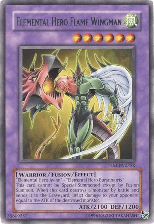 Elemental HERO Flame Wingman - TLM-EN035K - Rare (UDE Redemption) available at 401 Games Canada