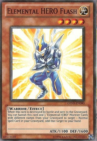 Elemental HERO Flash - GENF-EN090 - Common - Unlimited available at 401 Games Canada