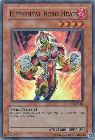 Elemental HERO Heat - PP02-EN007 - Super Rare available at 401 Games Canada