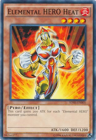 Elemental HERO Heat - SDHS-EN005 - Common - Unlimited available at 401 Games Canada