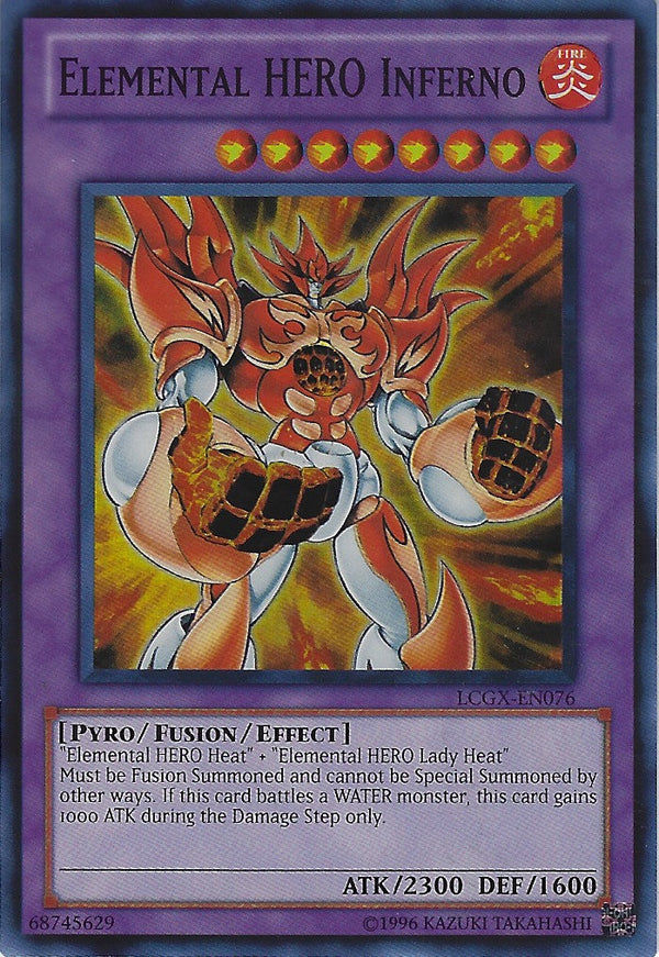 Elemental HERO Inferno - LCGX-EN076 - Super Rare - Unlimited available at 401 Games Canada