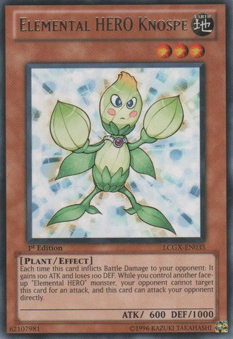 Elemental HERO Knospe - LCGX-EN035 - Rare - 1st Edition available at 401 Games Canada