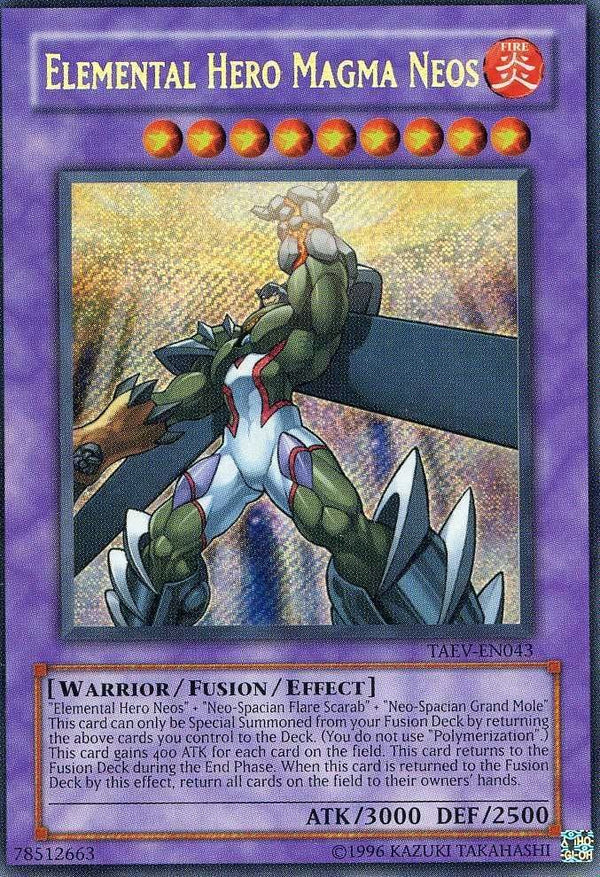 Elemental HERO Magma Neos - TAEV-EN043 - Secret Rare - Unlimited available at 401 Games Canada