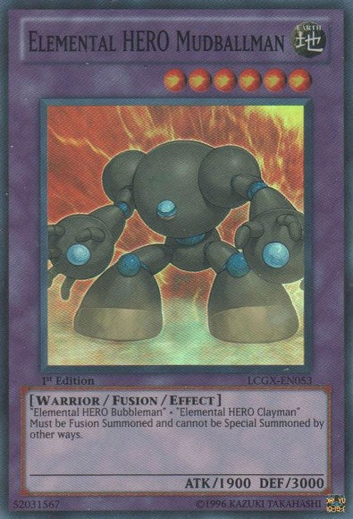 Elemental HERO Mudballman - LCGX-EN053 - Super Rare - 1st Edition available at 401 Games Canada
