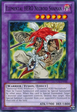 Elemental HERO Necroid Shaman - LCGX-EN056 - Common - Unlimited available at 401 Games Canada