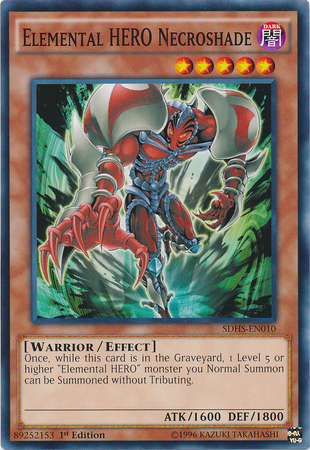 Elemental HERO Necroshade - SDHS-EN010 - Common - 1st Edition available at 401 Games Canada
