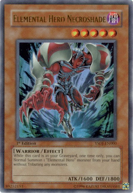 401 Games Canada - Elemental HERO Necroshade - YSDJ-EN000 - Ultra Rare ...