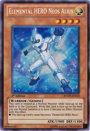 Elemental HERO Neos Alius - RYMP-EN010 - Secret Rare - 1st Edition available at 401 Games Canada