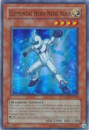 Elemental HERO Neos Alius - TAEV-EN018 - Super Rare - Unlimited available at 401 Games Canada