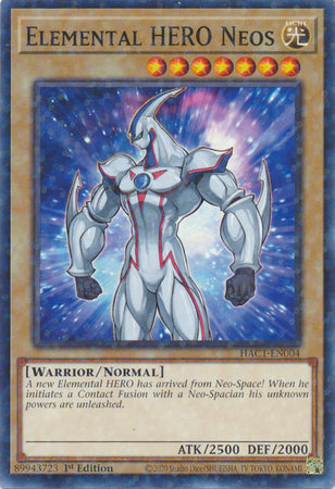 Elemental HERO Neos - HAC1-EN004 - Duel Terminal Normal Parallel Rare available at 401 Games Canada