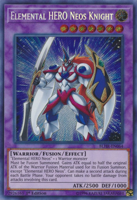 Elemental HERO Neos Knight - BLHR-EN064 - Secret Rare - 1st Edition available at 401 Games Canada