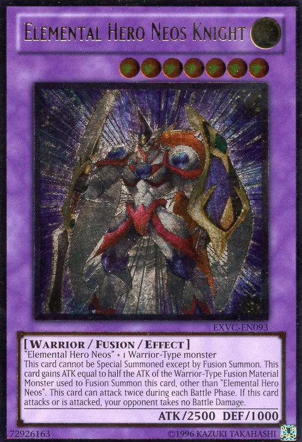 Elemental HERO Neos Knight - EXVC-EN093 - Ultimate Rare - Unlimited available at 401 Games Canada