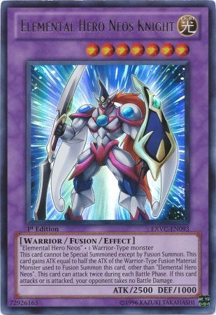 Elemental HERO Neos Knight - EXVC-EN093 - Ultra Rare - 1st Edition available at 401 Games Canada