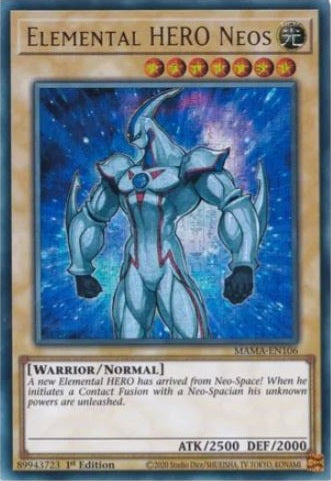 Elemental HERO Neos - MAMA-EN106 - Ultra Pharaoh's Rare - 1st Edition available at 401 Games Canada