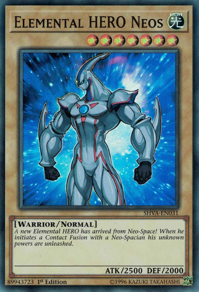 Elemental HERO Neos - SHVA-EN031 - Super Rare - 1st Edition available at 401 Games Canada