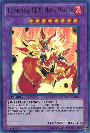 Elemental HERO Nova Master - GENF-EN093 - Ultra Rare - 1st Edition available at 401 Games Canada