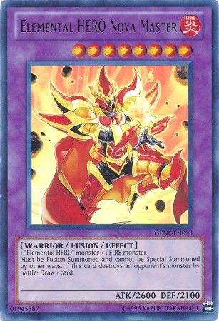 Elemental HERO Nova Master - GENF-EN093 - Ultra Rare - Unlimited available at 401 Games Canada