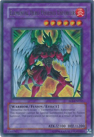 Elemental HERO Phoenix Enforcer - EOJ-EN032 - Ultra Rare - Unlimited available at 401 Games Canada