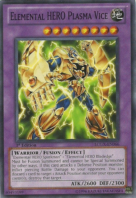 Elemental HERO Plasma Vice - LCGX-EN066 - Common - 1st Edition available at 401 Games Canada