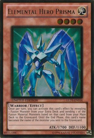 Elemental HERO Prisma - GLD3-EN014 - Gold Rare - Limited Edition available at 401 Games Canada