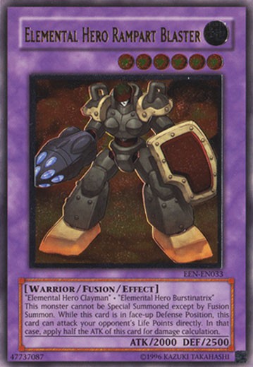 Elemental HERO Rampart Blaster - EEN-EN033 - Ultimate Rare - Unlimited available at 401 Games Canada