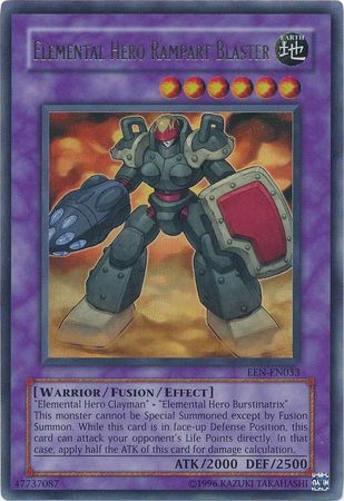 Elemental HERO Rampart Blaster - EEN-EN033 - Ultra Rare - Unlimited available at 401 Games Canada
