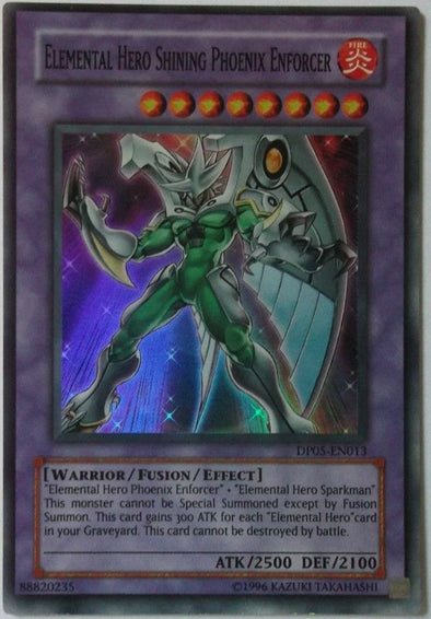 Elemental HERO Shining Phoenix Enforcer - DP05-EN013 - Super Rare - Unlimited available at 401 Games Canada