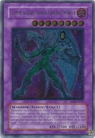 Elemental HERO Shining Phoenix Enforcer - EOJ-EN033 - Ultimate Rare - Unlimited available at 401 Games Canada