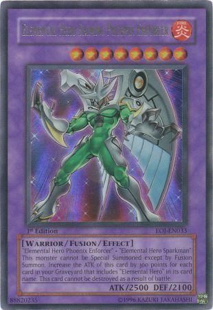 Elemental HERO Shining Phoenix Enforcer - EOJ-EN033 - Ultra Rare - 1st Edition available at 401 Games Canada