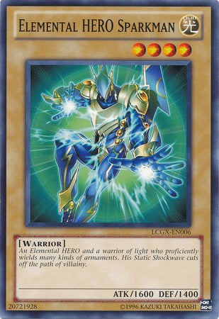 Elemental HERO Sparkman - LCGX-EN006 - Common - Unlimited available at 401 Games Canada