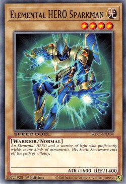 Elemental HERO Sparkman - SGX1-ENA04 - Common - 1st Edition available at 401 Games Canada