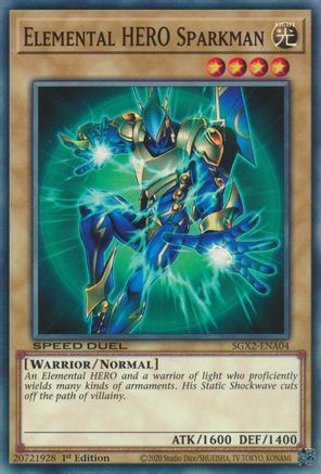 Elemental HERO Sparkman - SGX2-ENA04 - Common - 1st Edition available at 401 Games Canada