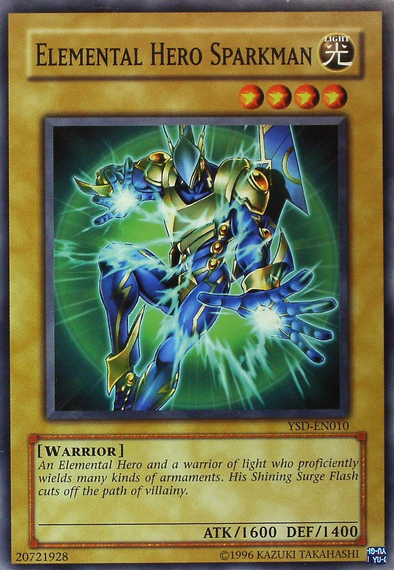 Elemental HERO Sparkman - YSD-EN010 - Common - Unlimited available at 401 Games Canada