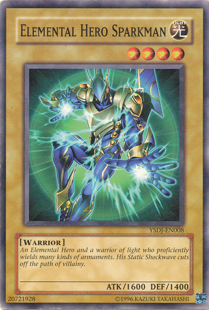 Elemental HERO Sparkman - YSDJ-EN008 - Common - Unlimited available at 401 Games Canada