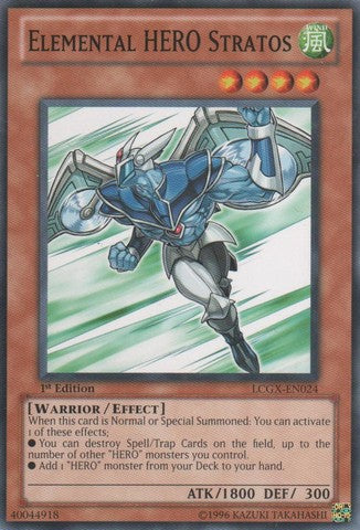 Elemental HERO Stratos - LCGX-EN024 - Common - 1st Edition available at 401 Games Canada