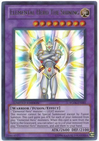 Elemental HERO The Shining - YG06-EN001 - Ultra Rare available at 401 Games Canada