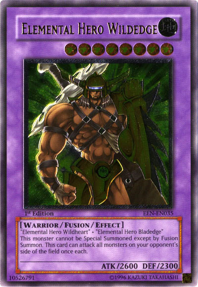 Elemental HERO Wildedge - EEN-EN035 - Ultimate Rare - 1st Edition available at 401 Games Canada