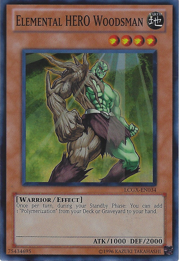 Elemental HERO Woodsman - LCGX-EN034 - Super Rare - Unlimited available at 401 Games Canada