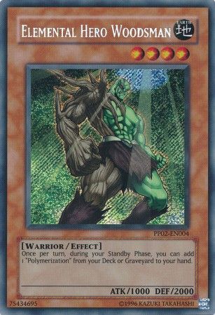 Elemental HERO Woodsman - PP02-EN004 - Secret Rare available at 401 Games Canada