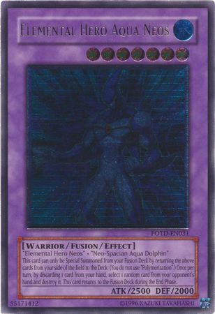 Elemental Hero Aqua Neos - POTD-EN031 - Ultimate Rare - Unlimited available at 401 Games Canada