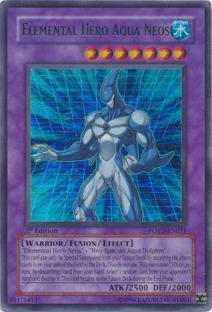 Elemental Hero Aqua Neos - POTD-EN031 - Ultra Rare - 1st Edition available at 401 Games Canada