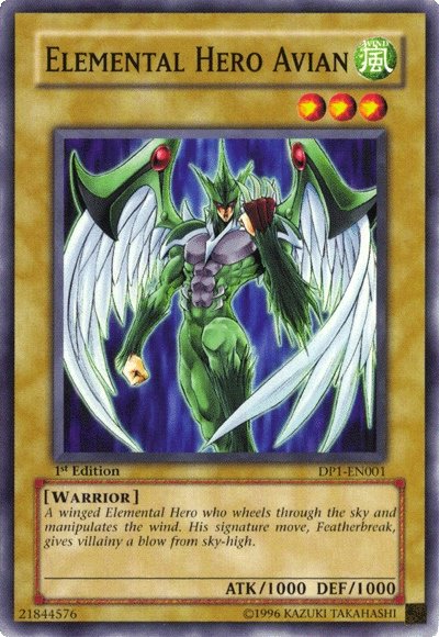 Elemental Hero Avian - DP1-EN001 - Common - 1st Edition available at 401 Games Canada