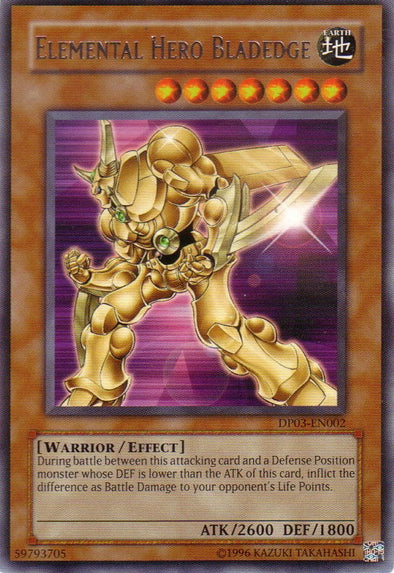Elemental Hero Bladedge - DP03-EN002 - Rare - Unlimited available at 401 Games Canada