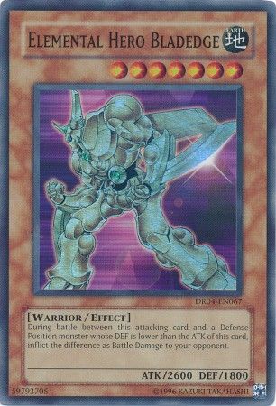 Elemental Hero Bladedge - DR04 - EN067 - Super Rare available at 401 Games Canada