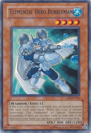 Elemental Hero Bubbleman - CRV-EN014 - Rare - Unlimited available at 401 Games Canada
