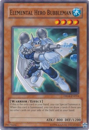 Elemental Hero Bubbleman - DR04 - EN014 - Common available at 401 Games Canada