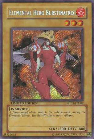 Elemental Hero Burstinatrix - EHC1-EN002 - Secret Rare available at 401 Games Canada